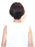 前髪なしショート/艶カラー/20代30代40代50代