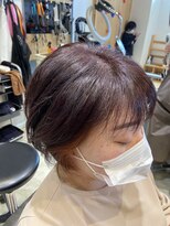 オリジンズ ヘアー(Origins hair) ミニボブ×インナーカラー・イヤリングカラー♪[30代/40代/50代]