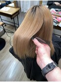 《髪質改善》髪質改善ストレート～ブリーチ毛編