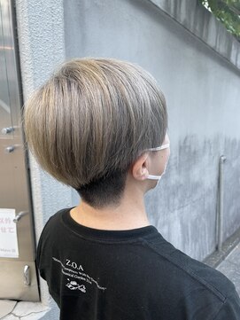 エムタニグチミュー(MTANIGUCHI Mieux) ケアブリーチ必須◇プラチナベージュ