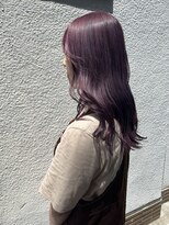 ラミュウ(LA.MIU) ラベンダーアッシュ　パープルブラウン　紫