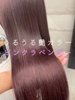 フォンズ(FONS)&nbsp;ブリーチなし＊うる艶韓国カラー　ラベンダーカラーピンクカラー