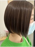 ブリーチなしベージュカラー
