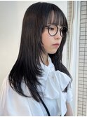 【高椋】黒髪ロングレイヤー