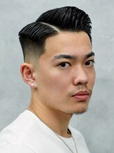 クロムトウキョウ ザ バーバー ネオン 新宿店(CHROM TOKYO the Barber ne/on) 七三スキンフェード