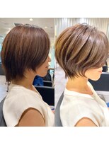 バンプ ギンザ(BUMP GINZA)&nbsp;30代/40代/50代◎絶壁解消/白髪ぼかし/大人ショートボブ【中村】