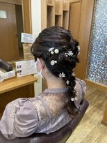 スウィートテラス 読谷村大湾店 お呼ばれヘアセット