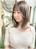 美髪くびれエアリーロング丸型卵型四角逆三角切りっぱなしボブ