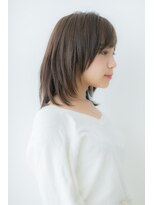 カバーヘア ブリス 大宮西口(COVER HAIR bliss)&nbsp;グレージュアッシュ前下がりレイヤーカットX大宮20代30代40代