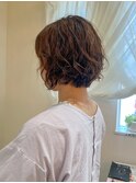 ゆるふわパーマ×ショート