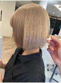 ミルクティーベージュダブルカラーインナーカラーケアブリーチ
