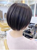 【morio成増/児玉】丸みショート ラベンダーブラウン