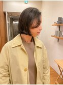 無造作ボブヘア