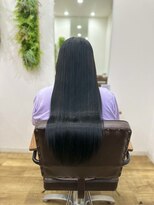 リンク(Link Hair&Spa)&nbsp;【Linkはんぞー】秋色オリーブカラーオリーブグレージュ黒髪