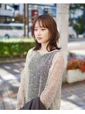 大人ふんわりミディアムレイヤー