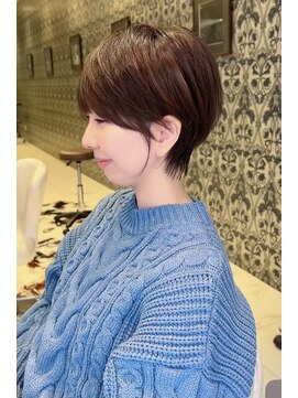 アース 大曽根店(HAIR&MAKE EARTH) 30代40代丸みショートヘア