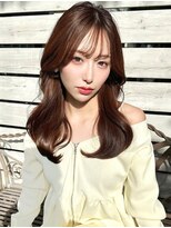 フォルテ 城北店&nbsp;韓国風カット　レイヤーカット　オリーブベージュ