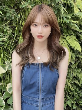 アフロート ディル(AFLOAT D'L) 韓国ヘアロングヘア似合わせカットメルティカラーシースルー