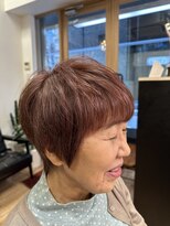 クレス 新宿御苑前(cresc)&nbsp;ピンクベージュ♪   50代/60代/白髪ぼかし/プライベートサロン