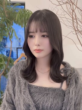 ジゼラ(GISELA) 透明感カラー  アッシュ グレージュ ブリーチなしカラー