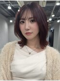 xカット/イメチェン/ホワイトブロンド/外ハネボブ/美髪/
