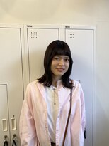 クリアーオブヘアー 池下店(clear OF HAIR)&nbsp;オン眉×pink lavender