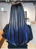 ロングくびれヘア美髪韓国ヘア顔周りレイヤー_ba553451