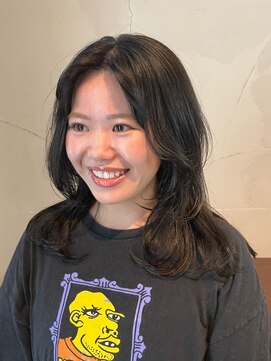 シュシュ 宜野湾店(chou chou) くびれヘア/アプリコットオレンジ/夏のヘアアレンジ/宜野湾