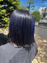 ヘアルーム フラット(HAIR ROOM flat)&nbsp;ネイビーカラー