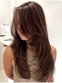 インナーカラー/ハイライト/縮毛矯正/レイヤーカット/髪質改善