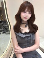 サイン 渋谷(SIGN)&nbsp;韓国ヘアーハッシュカットレイヤーカットグレージュブリーチ無し