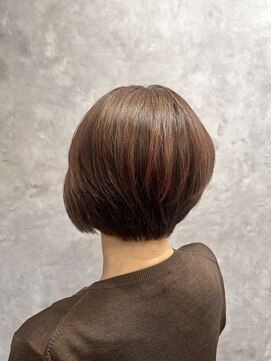 ノダン(Nodan) ピンクベージュ×ショート