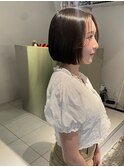 ミニボブ 切りっぱなしボブ