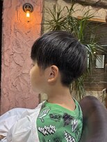 ロッソバイアルター 鎌取(ROSSO by aL-ter)&nbsp;ブルーブラック/フェザーパーマ/サーフカール[鎌取/増田]