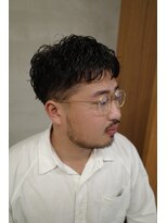 ウェウェ(wewe)&nbsp;メンズナチュラルクロップ/テーパーフェード/バーバースタイル