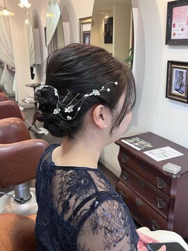 リュクスフォーヘアー アヴェダ(LUXE for hair AVEDA) 20代女性×ヘアセット×まとめ髪