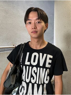 センターパートショート｛@02st96 }