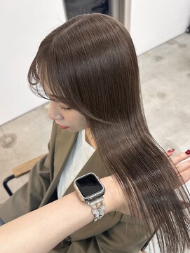 フォンズ(FONS) 上品韓国ヘアオリーブベージュ