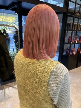 コレット ヘアー 大通(Colette hair) 【minami】ハイトーンカラー春色ピンク