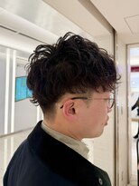 ピークアブー アヴェダ ギンザシックス(PEEK-A-BOO AVEDA GINZASIX)&nbsp;メンズヘア ショートパーマ男子 ニュアンスパーマ ビジネスヘア