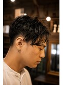 大人フロントパーマ