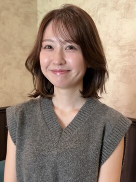 ロンド 銀座(Lond) ☆春日☆ニュアンスウルフワンホンレイヤーダークブルーボブ31
