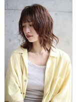 ファム(FAM)&nbsp;レイヤーミディアム　パーマ　コテ巻きパーマ　恵比寿　中目黒