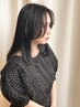 【小顔補正】韓国風顔周りカット