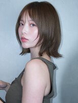 アリエッタ アザブ(ARIETTA AZABU)&nbsp;レイヤーボブ×オリーブベージュ