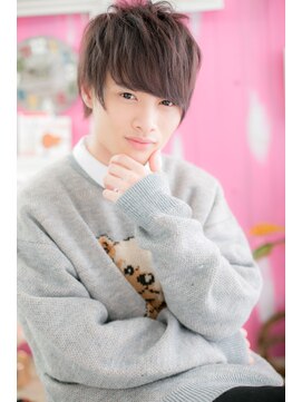 ミック ヘアアンドビューティー 大山店(miq  Hair&Beauty) イケメン度UP！ちょい甘めの、自然体ショートb
