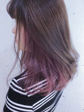 チェルシー 梅田(CHELSEA) 【CHELSEA】インナーカラー ピンク推し