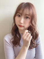 エマエコル(Emma ecole)&nbsp;Emma ecole シースルーバング×モテ◎ピンクアッシュ by.木村