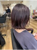 【303 HAIR AND TREATMENT】ピンクベージュ×外ハネ