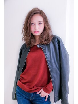 ロンドプランタン 恵比寿(Lond Printemps) 【Lond printemps水野】大人かわいい無造作毛先パーマミディ